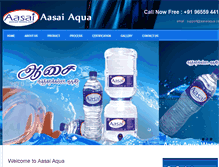 Tablet Screenshot of aasaiaqua.com